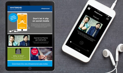 Whitbread cyber security awareness campaign